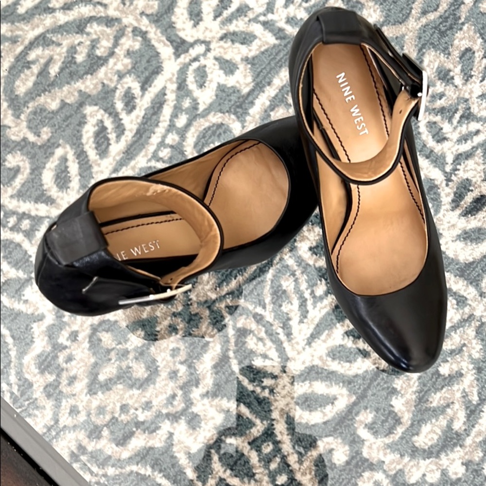 Nine West Cave Women Pump with Ankle Strap